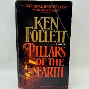 The Pillars of the Earth Ken Follett Historical Fiction Signet Paperback 1990